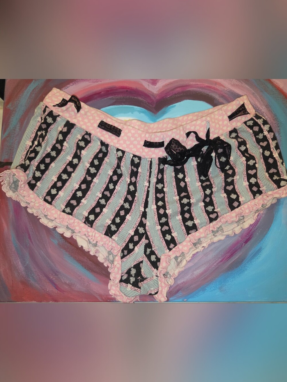 French Jenny Collection Coquette Pajama Shorts